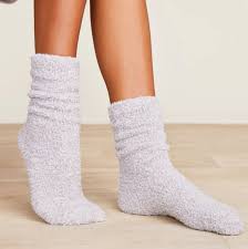Free White Cozy Socks